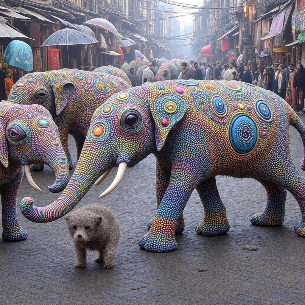 street art installation for the summer '25 culture festival ...