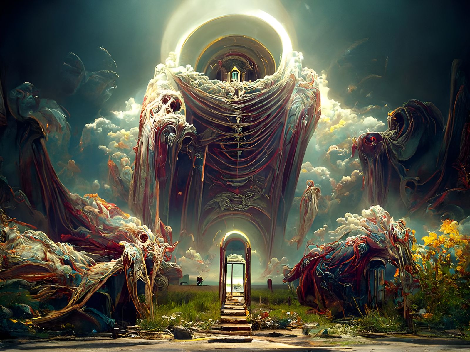 Grim Reaper Tarot Card: Afterlife Portal