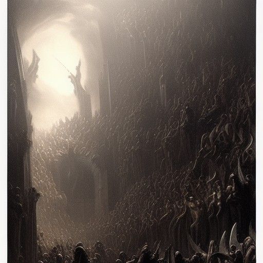 Cerberus Guards the Gates of Hell