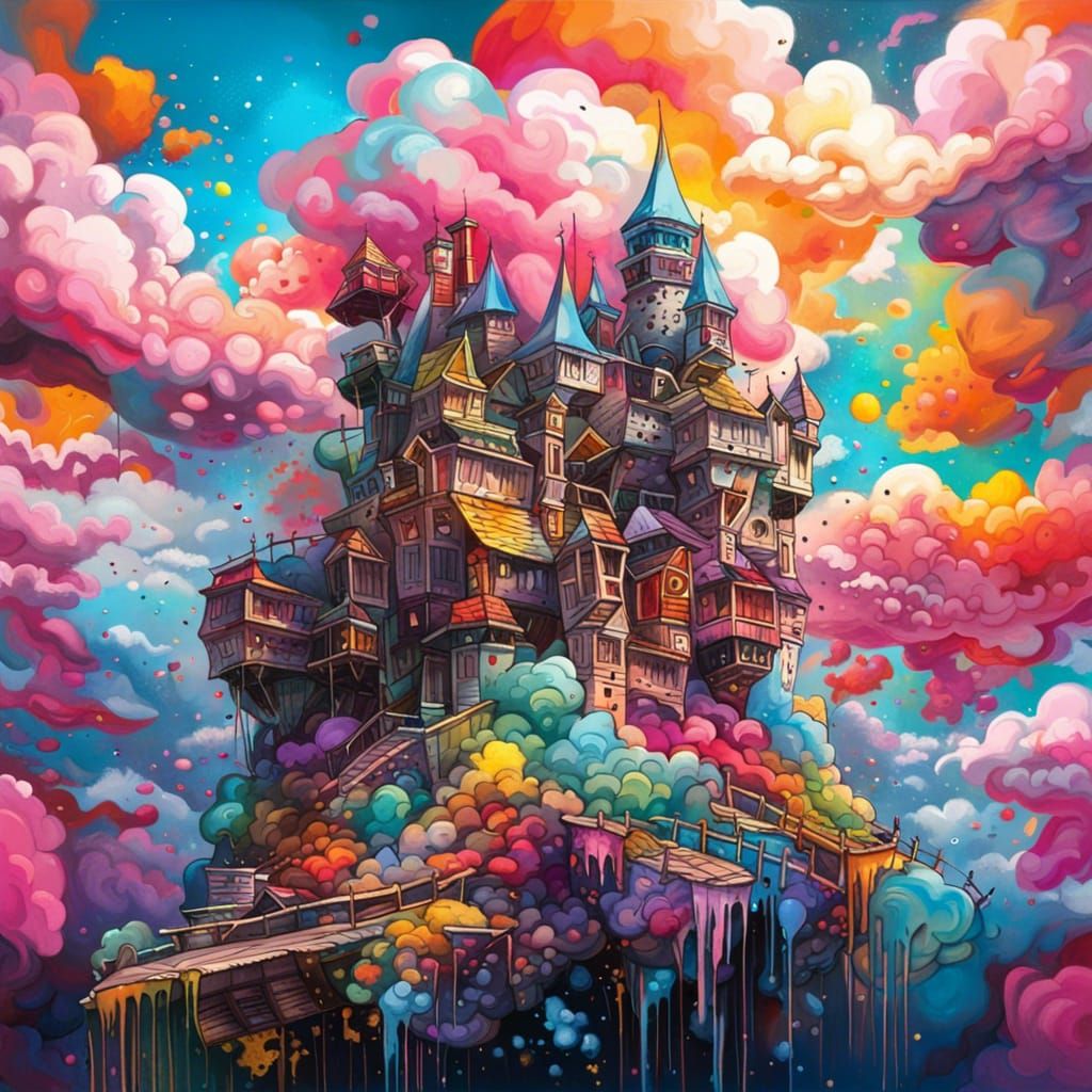 Cloud Castle in the Sky: Graffiti Art