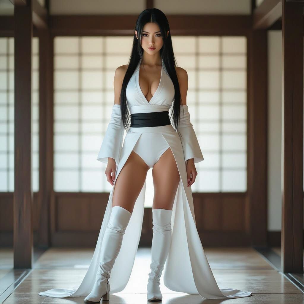 Mai Shiranui Full Body Photograph with Soft Natural Light