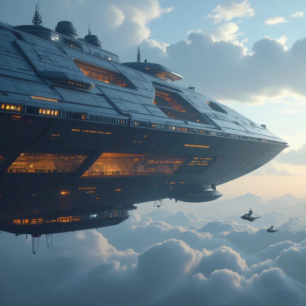 Colossal Colony Ship Interior Revealed in Cinematic View