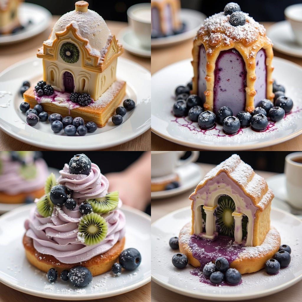 Blueberry Kiwi Pastry