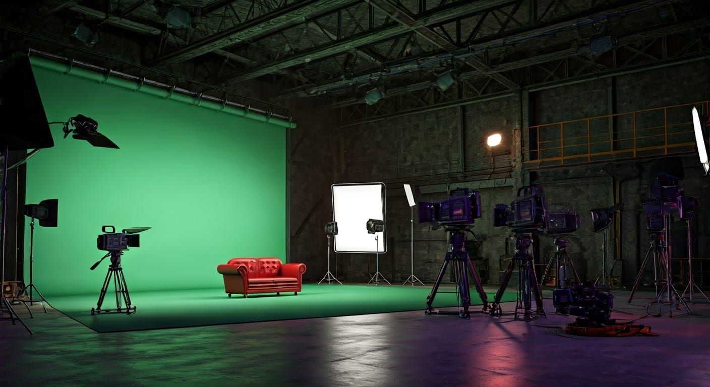 Breathtaking Film Studio Set in Vibrant Color
