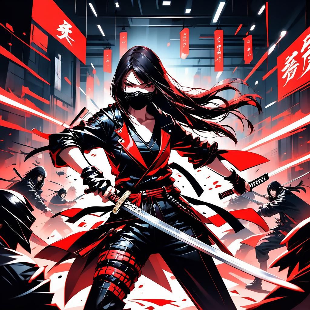 female assassin in enemy territory