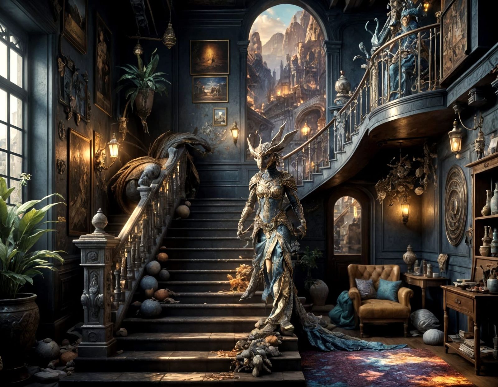 Epic Mosaic Masterpiece in Photorealistic Detail