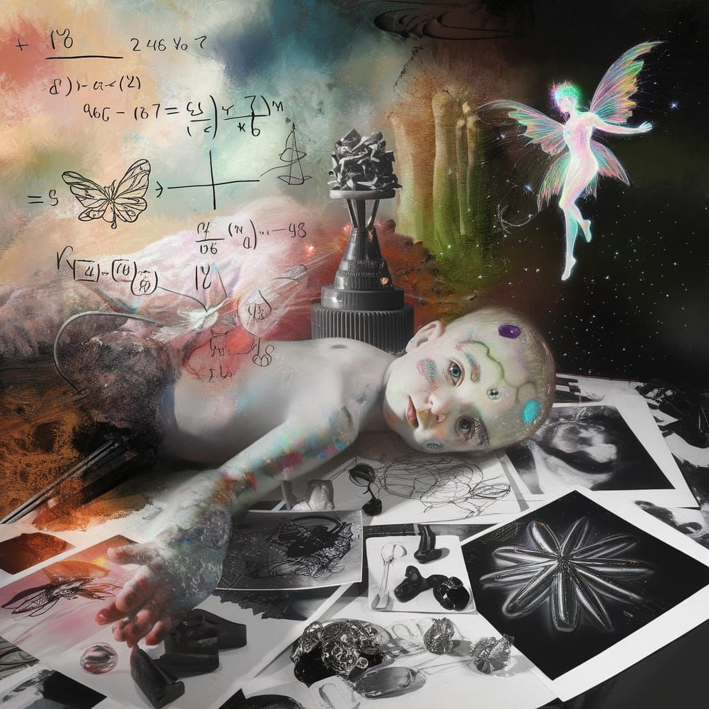 mathematical equations  Kids Crayon drawings ,surreal child'...