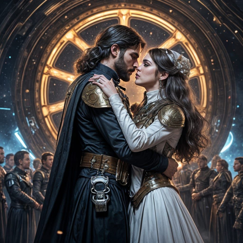 Sci-Fi Wedding Kiss: Isis and Dionysus in Love
