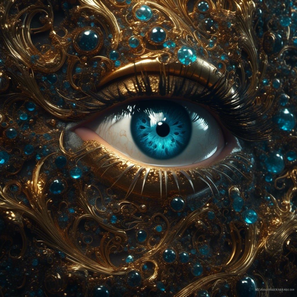 Eye of Creation in Gemstone Explosion