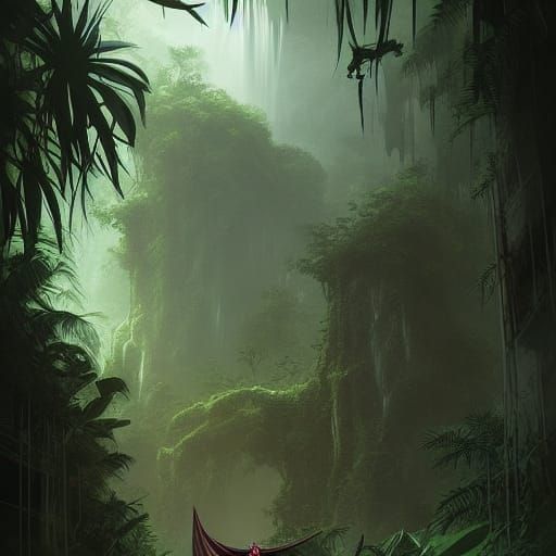 Sinister Black Portal Emerges in Jungle