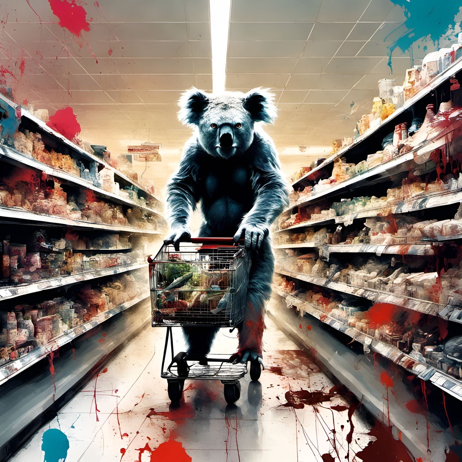 Giant Koala Detests Shopping! π¨ π