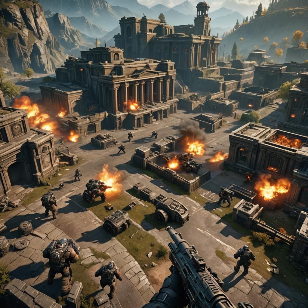 Gears of War Invades Black Ops: Cinematic Concept Art