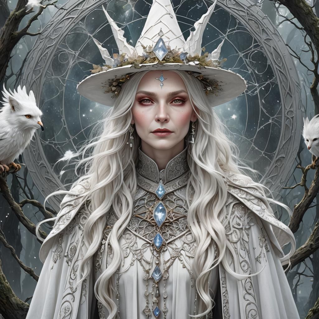 Ethereal White Witch of Wisdom