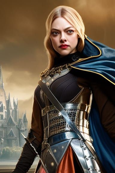 Amanda Seyfried as Witch Hunter in Baroque Style