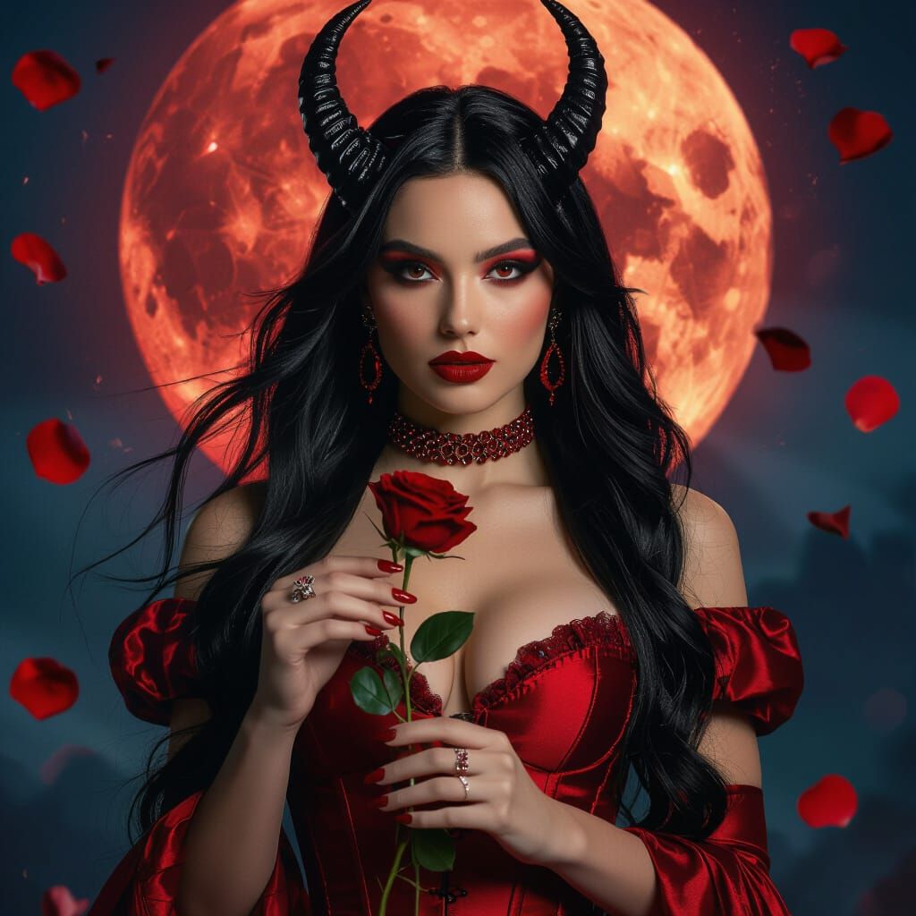 Goddess with Rose, Cinematic Film Style