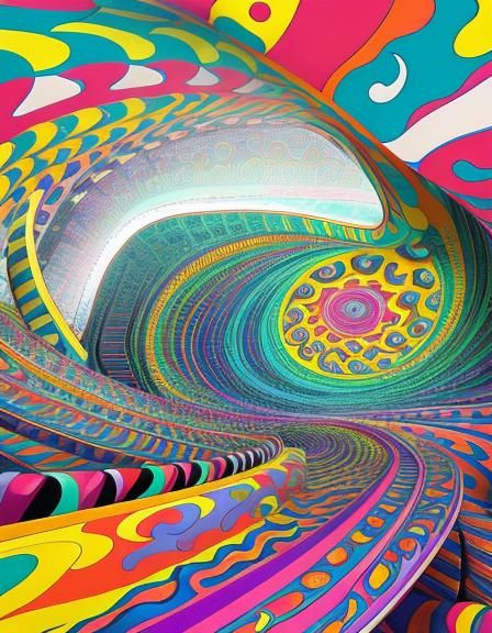 Vibrant Pop Surrealism with Fantastical Creatures