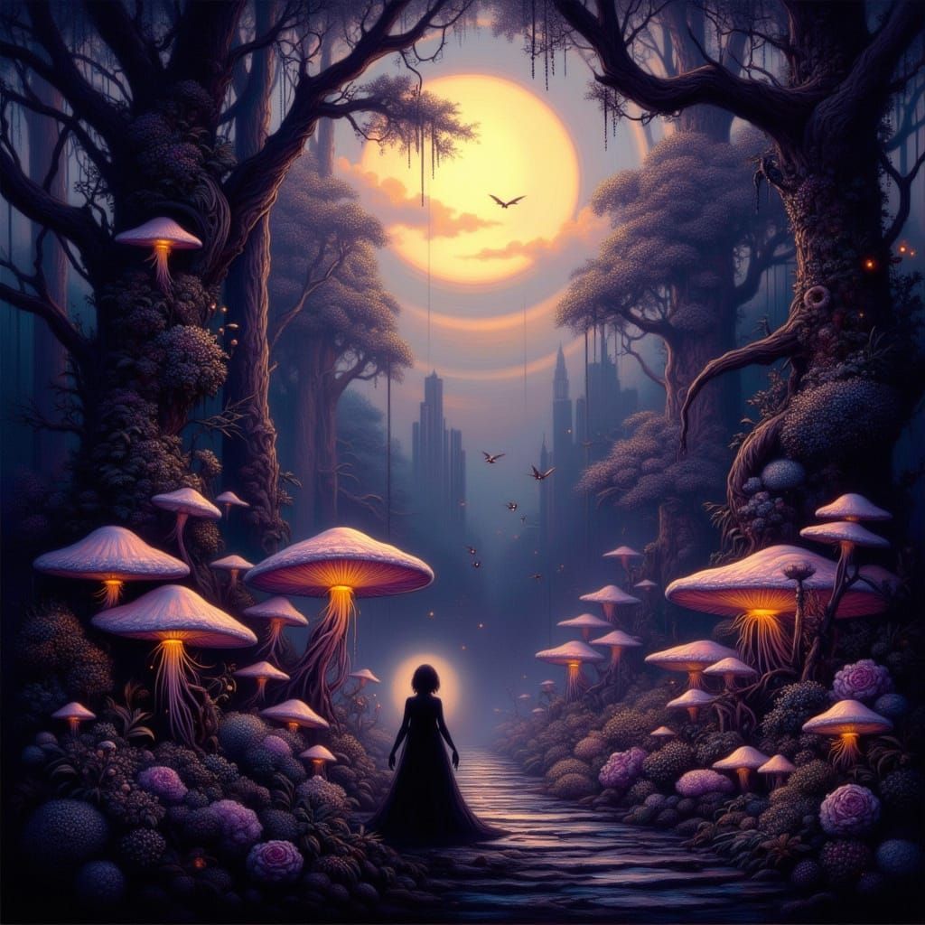 Ethereal Dark Fantasy Realm Unveiled