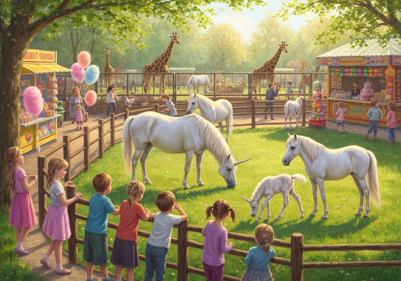 Unicorns at the Zoo: A Spring Day of Wonder