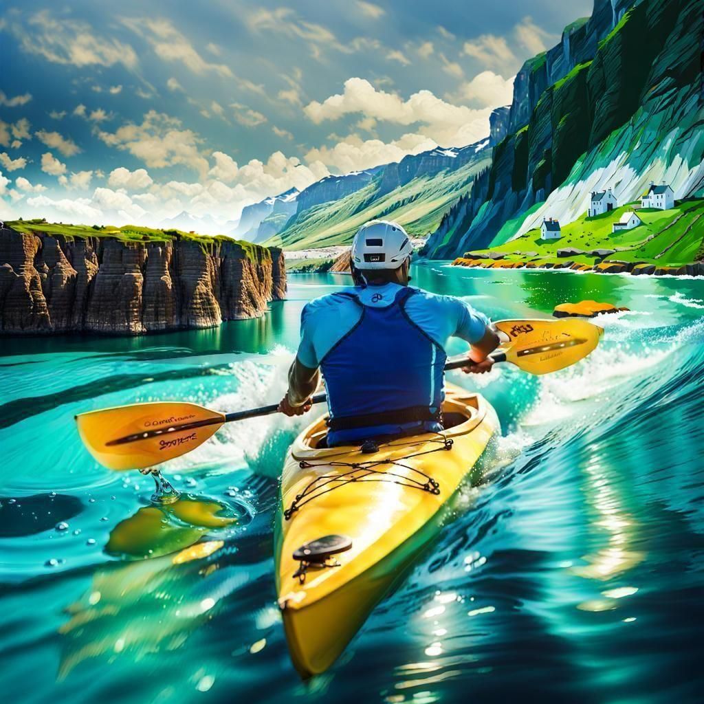 Vibrant Azure Summer Sky