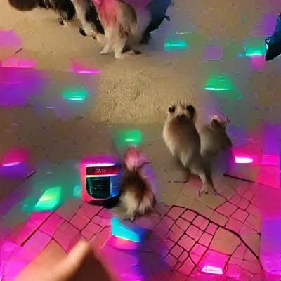 AI Generated Image of a Dance Party