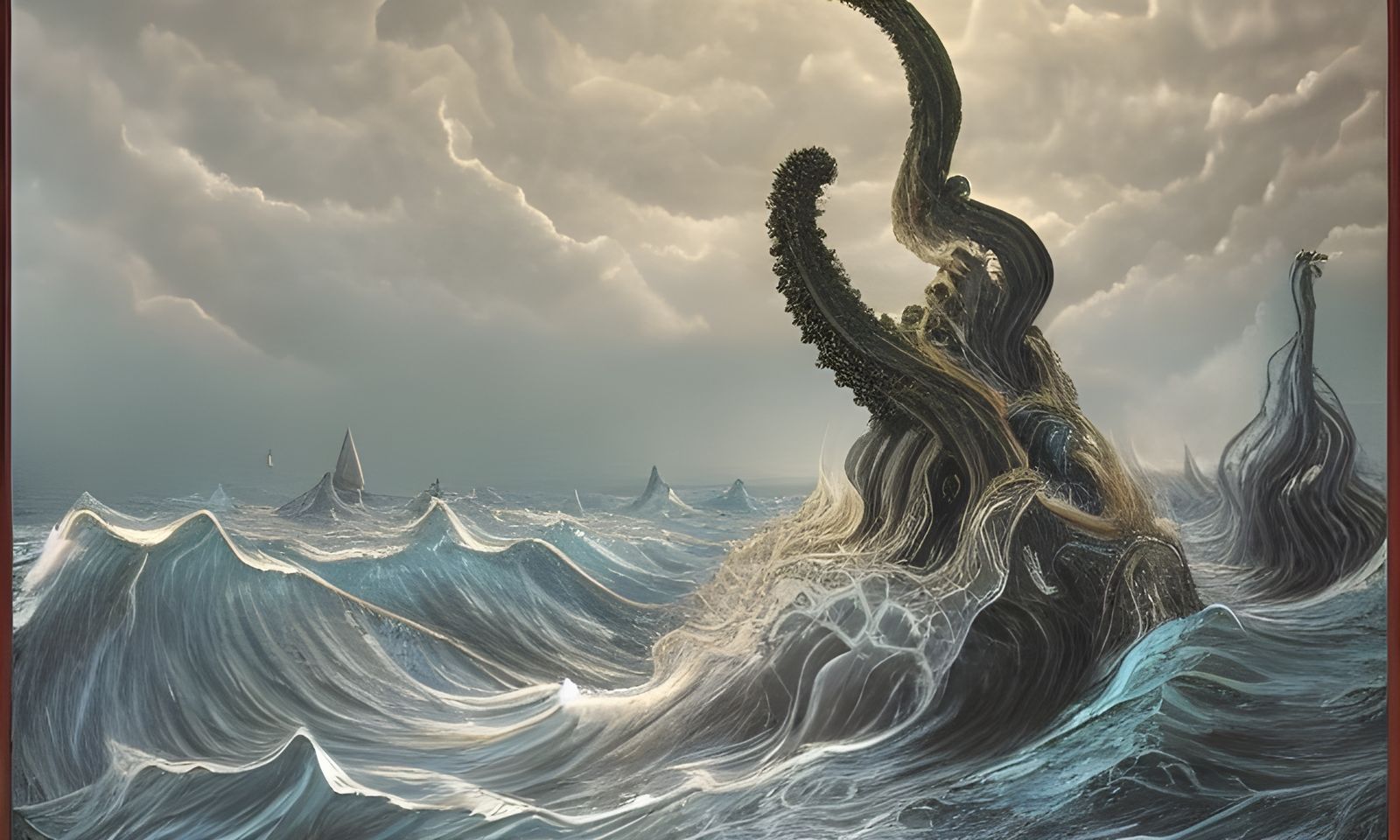 Cthulhu Rises: An Eldritch Horror Seascape