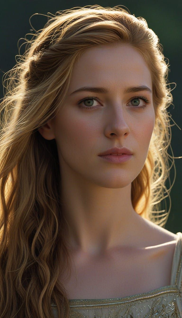 Helen of Troy in Sorrowful Beauty