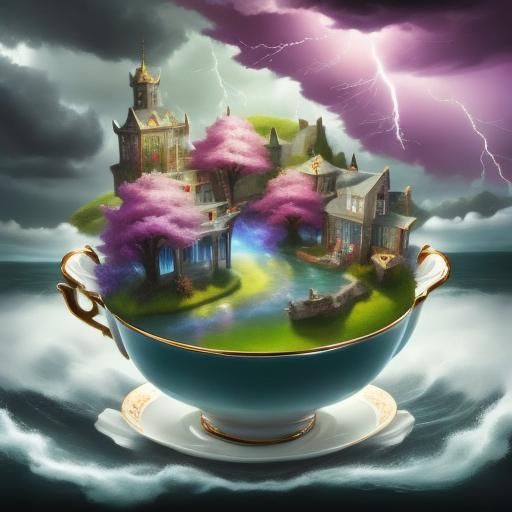 Storm in a Teacup: A Miniature Tempest
