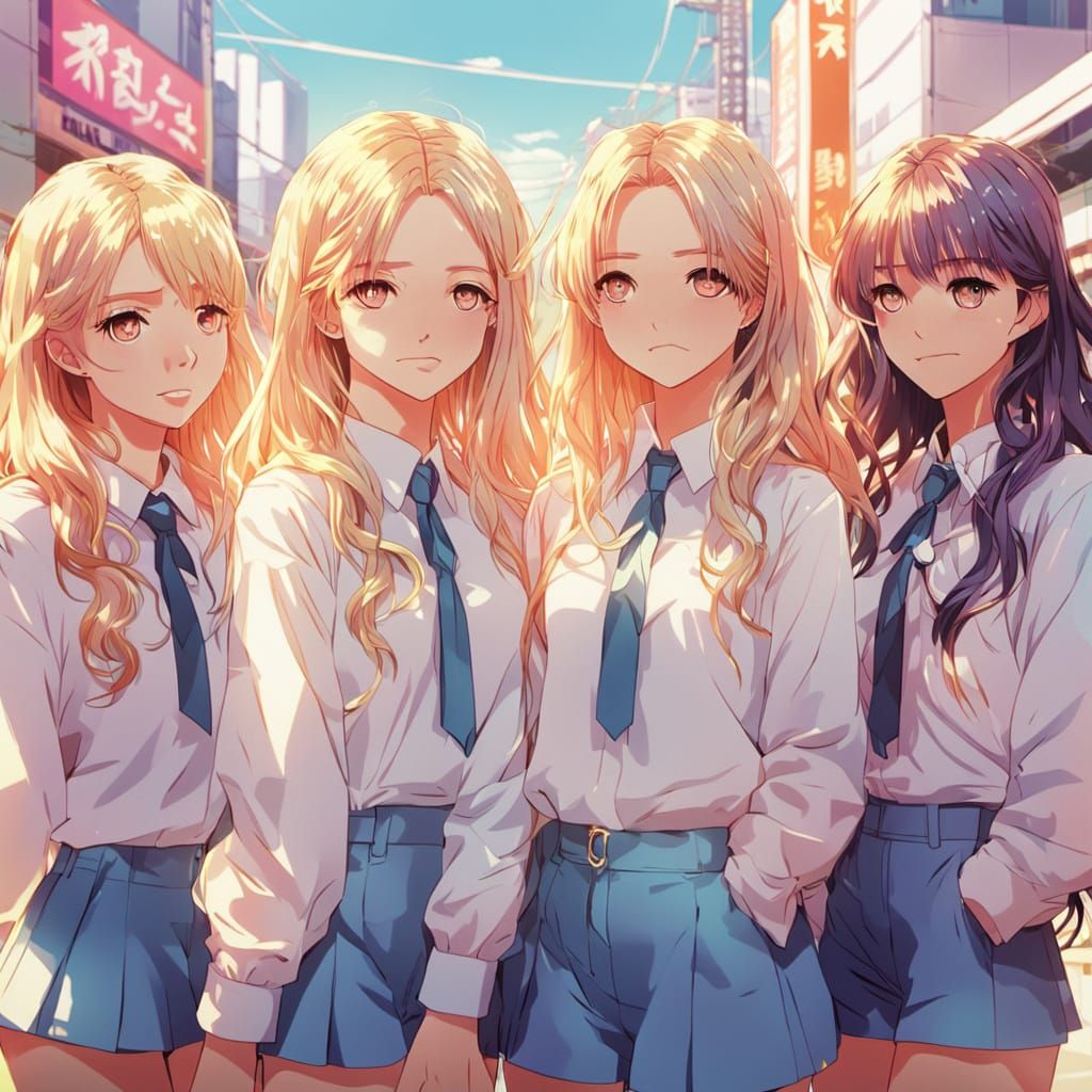 Tokyo Revengers Girls in Anime Style
