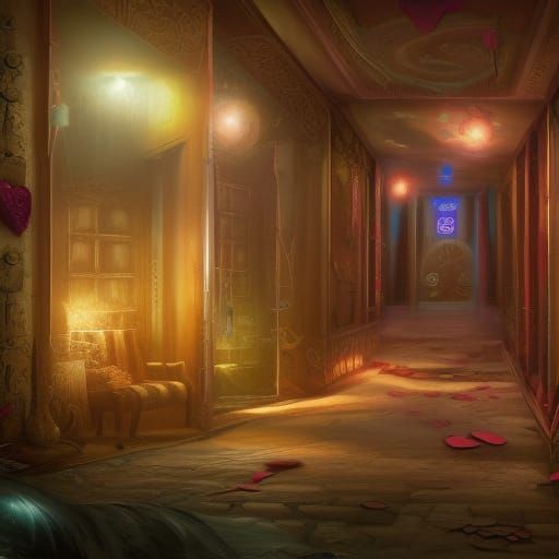 Fantastical Heartbreak Hotel Concept Art