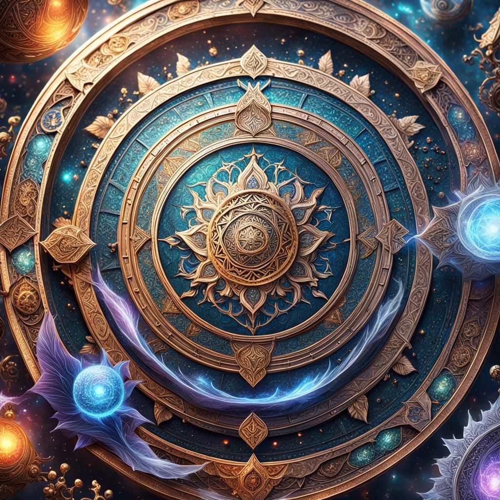 Fairy Universe Roleplaying Game Art in Mixed Media