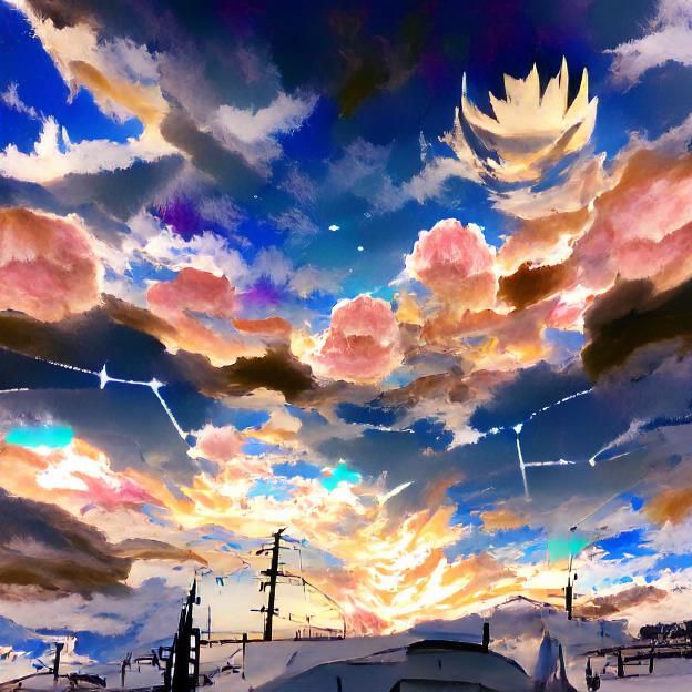 Beautiful Sky AI Generated Image
