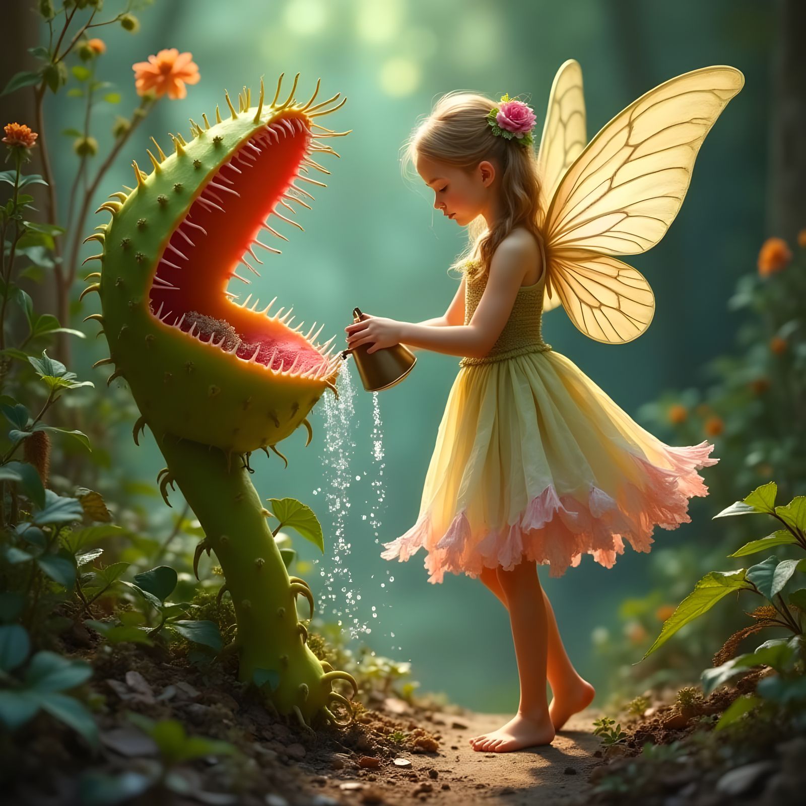 Gentle Fairy Waters Ominous Venus Flytrap