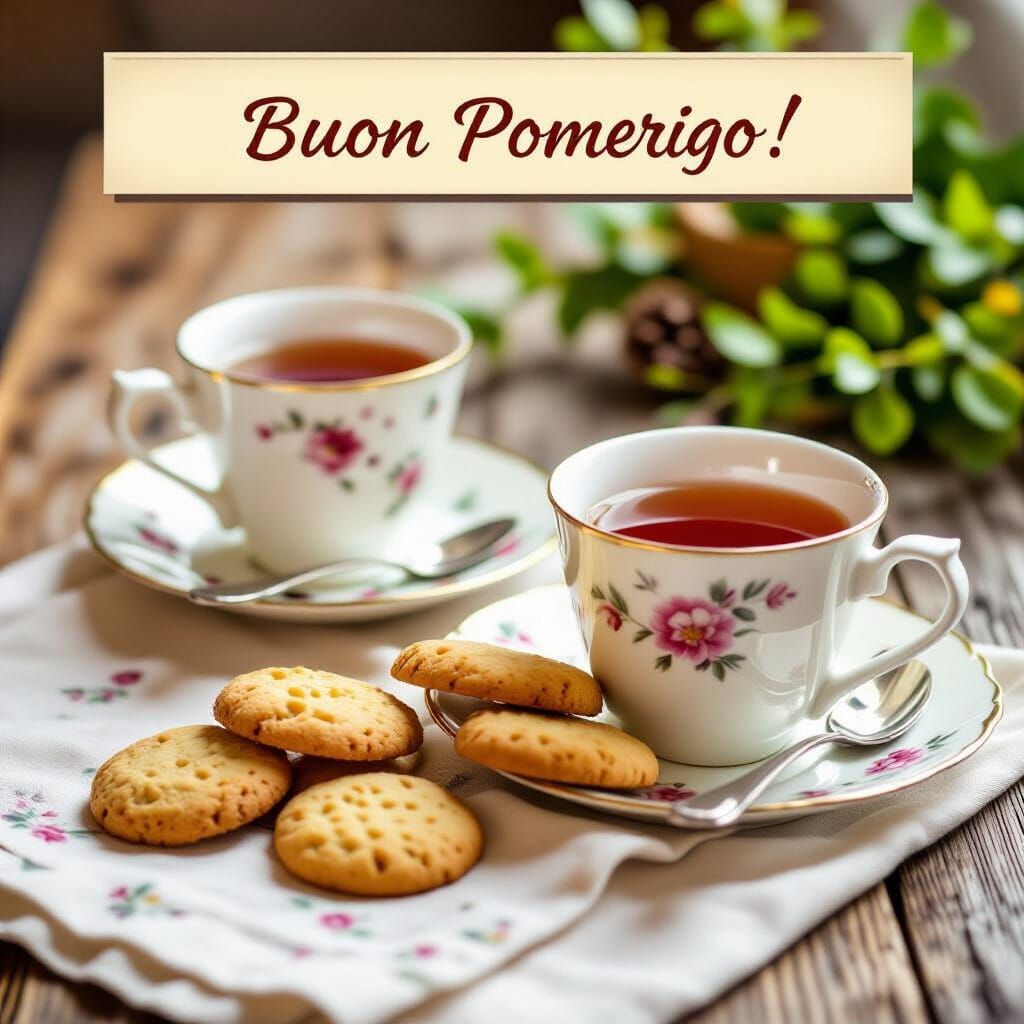 Afternoon Tea with Cookies