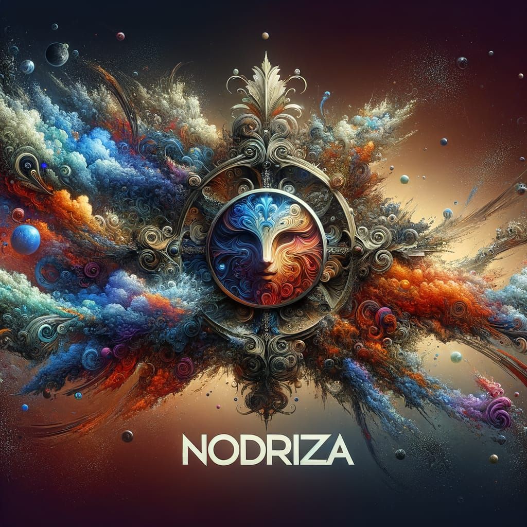 Striking Nodriza Brand Logo in Detailed Matte Painting Style