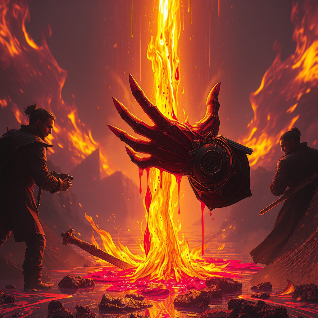 Dark Fantasy: Killing Hand in Flowing Blood