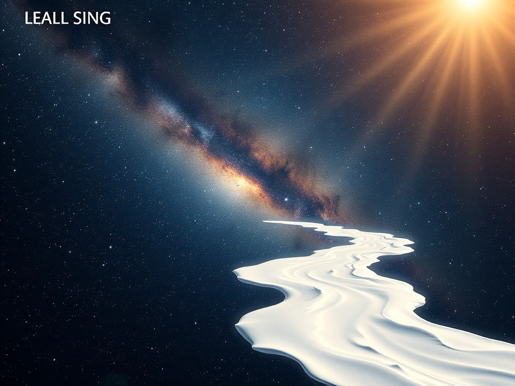 Surreal Milky Way River Glows with Soft, Ethereal Sunshine