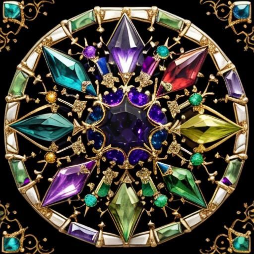 Mythical Dragon Jewelry with Gemstones and Precious Metals