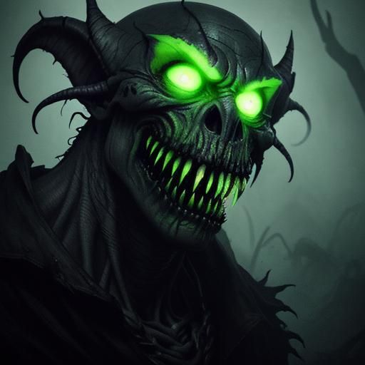 Eerie Predalien Concept Art in Dark Jungle