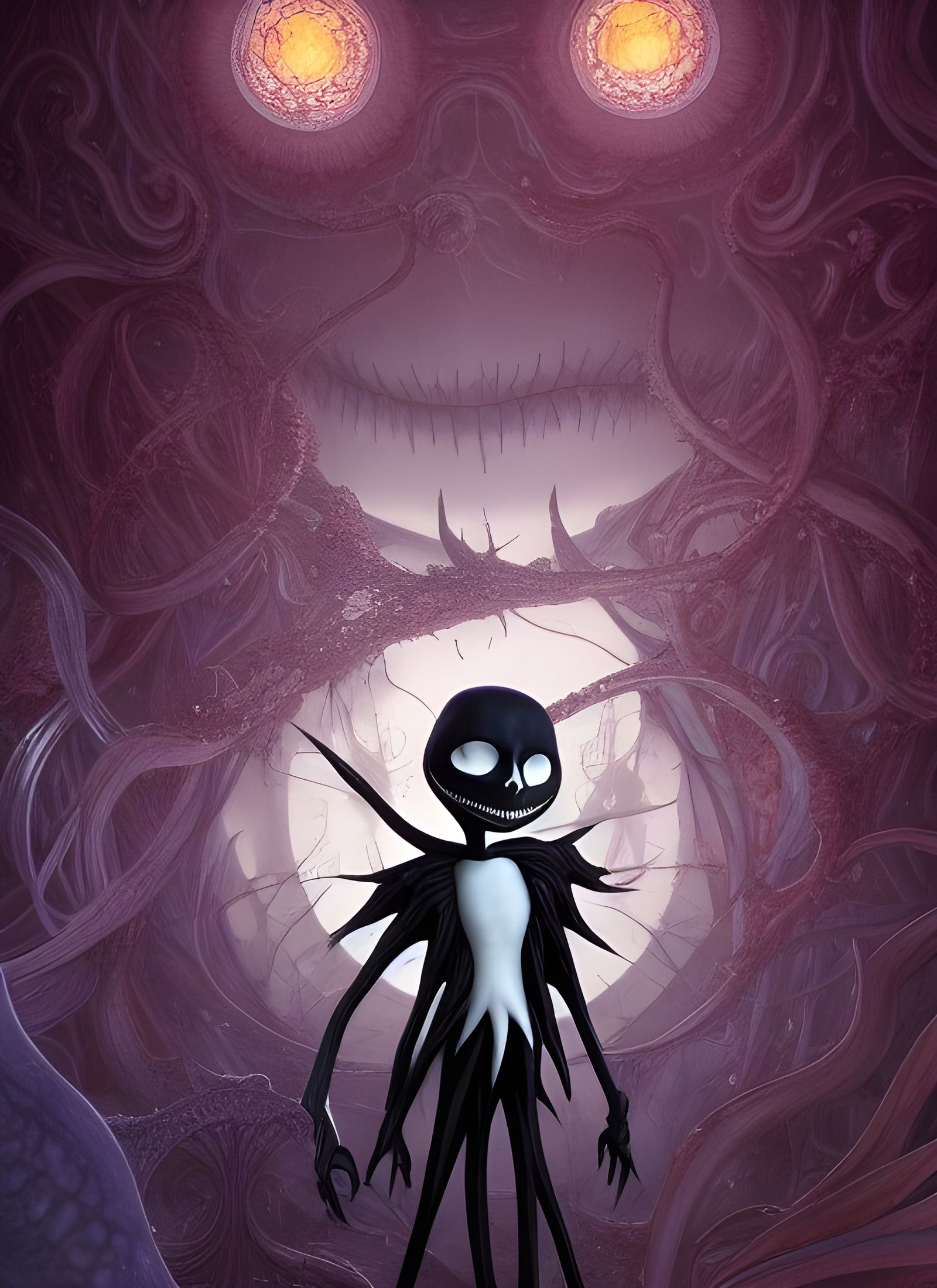 Jack Skellington Cosmic Horror by Kyoung Hwan Kim