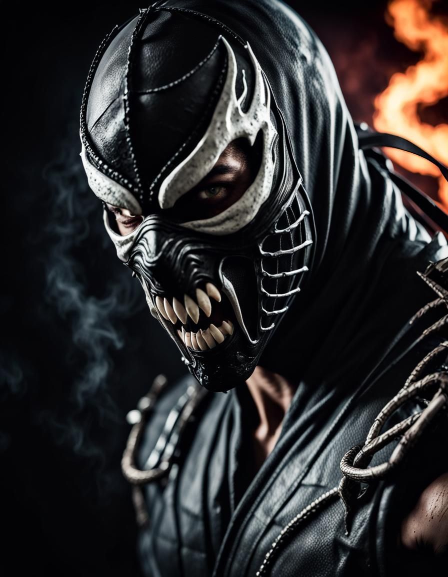 Venom Symbiote Consumes Mortal Kombat Ninja