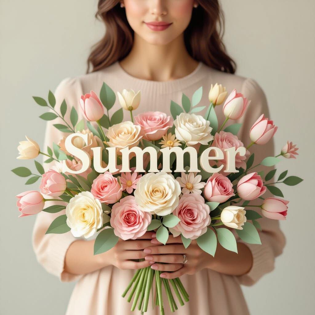 Elegant Mother's Day Floral Arrangement in Pastel Tones