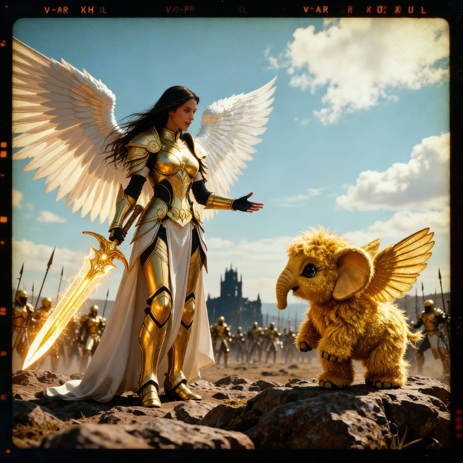 Angel and Holyphant Plotting Army to Fight Abyss