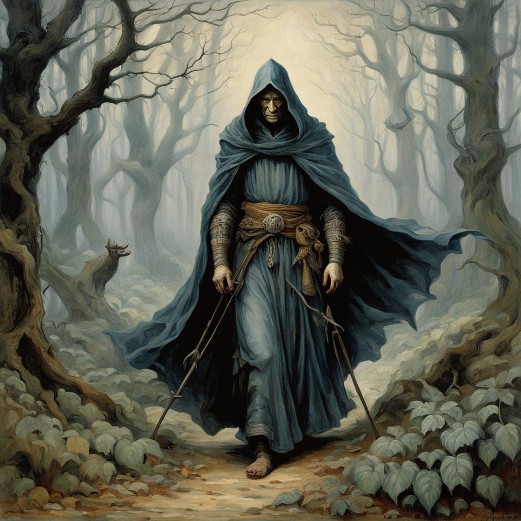 Celtic God of Winter and Knowledge in Dark Celtic Mythology