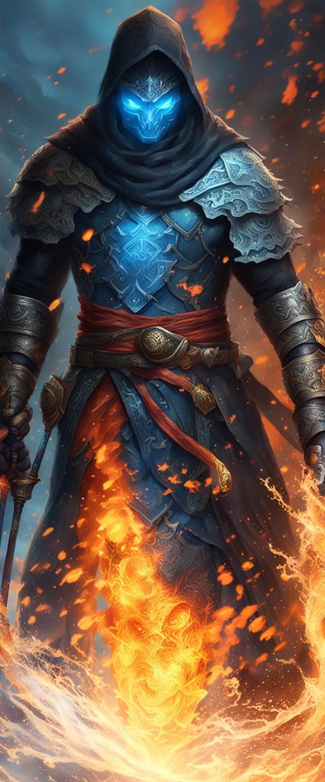 Elemental Assassin Concept Art in Unreal Engine 5