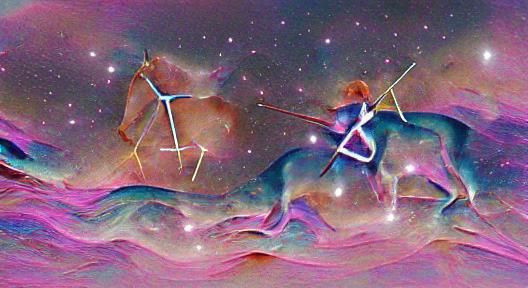Sagittarius Zodiac Sign in Digital Art