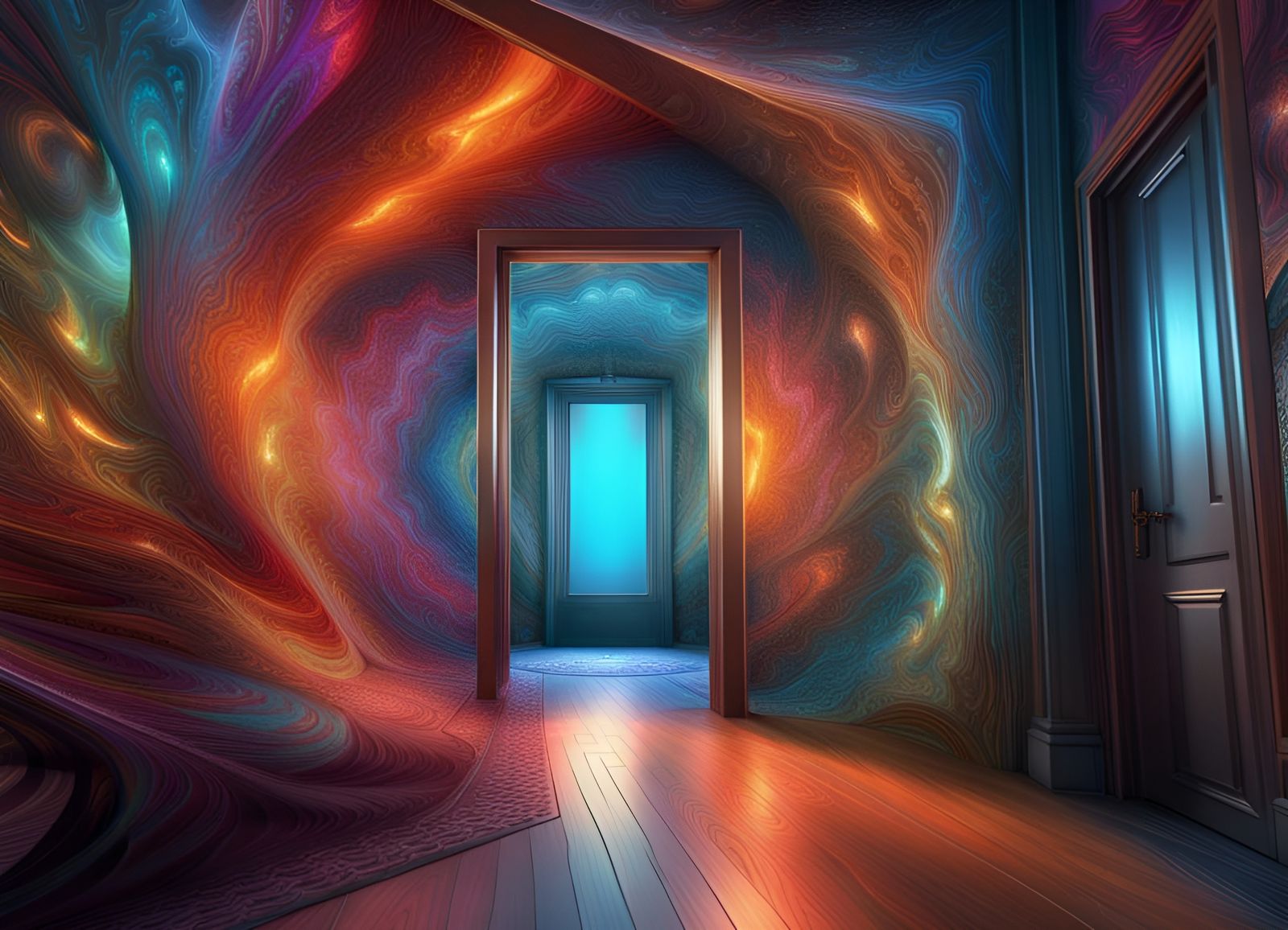 Intersecting Parallel Dimensions in Hyperdetailed 8K