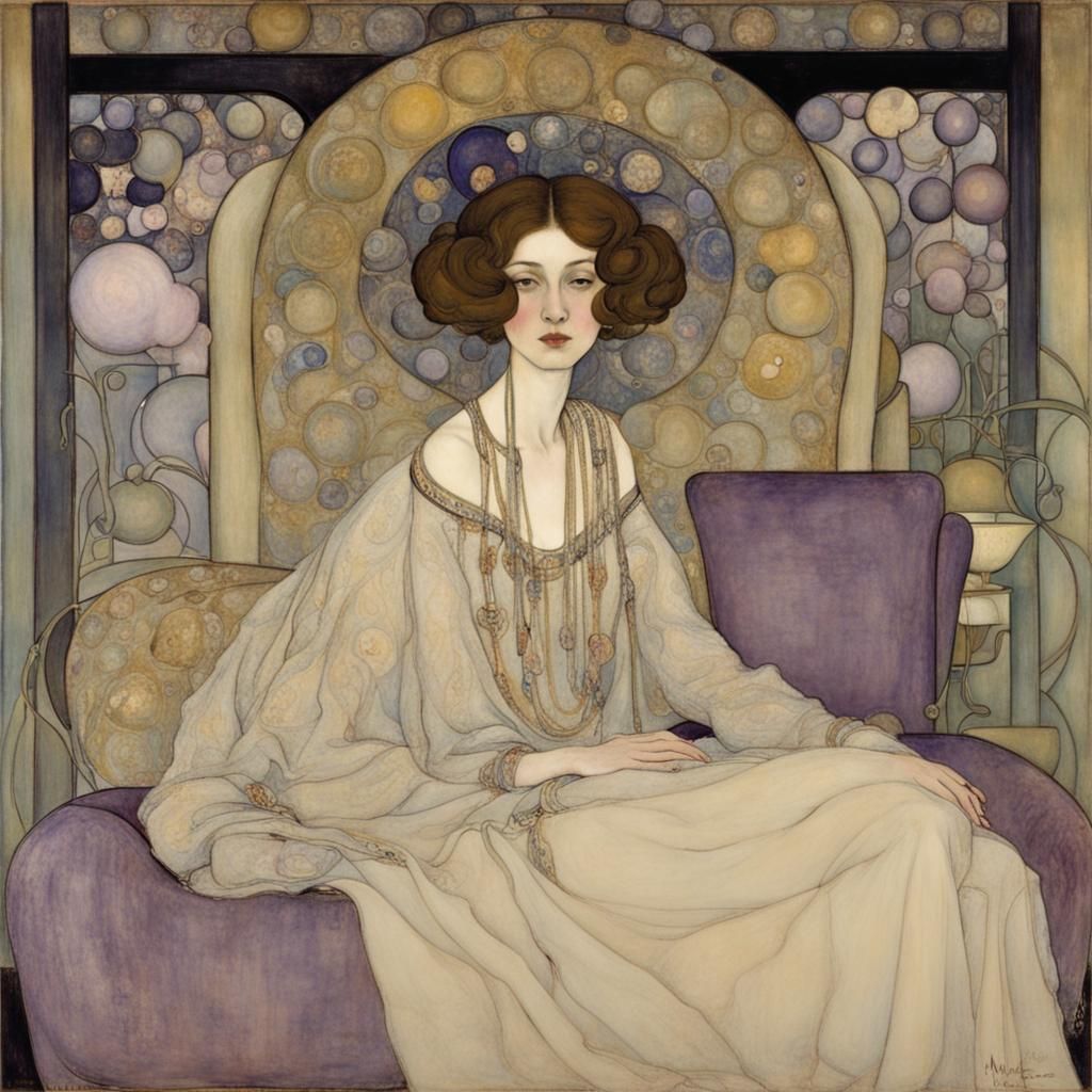 Madame Bovary in Pre-Raphaelite Style