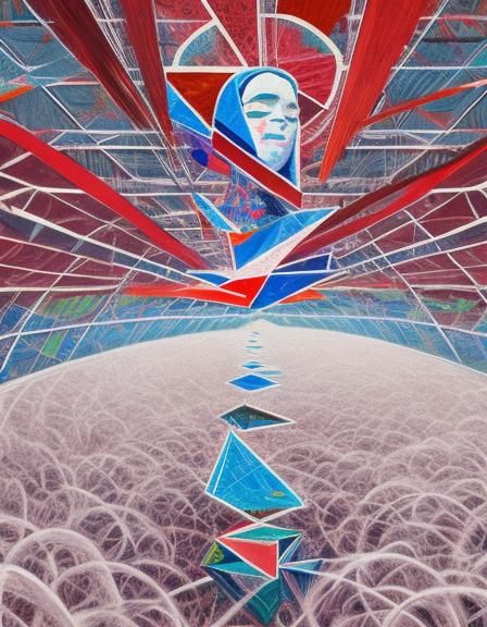 Abstract Modern Digital Art Creation