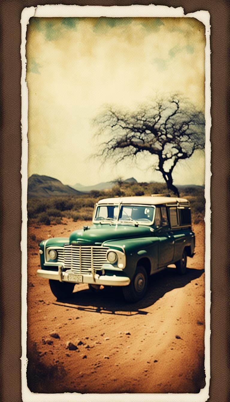 Vintage Instant Safari Photography