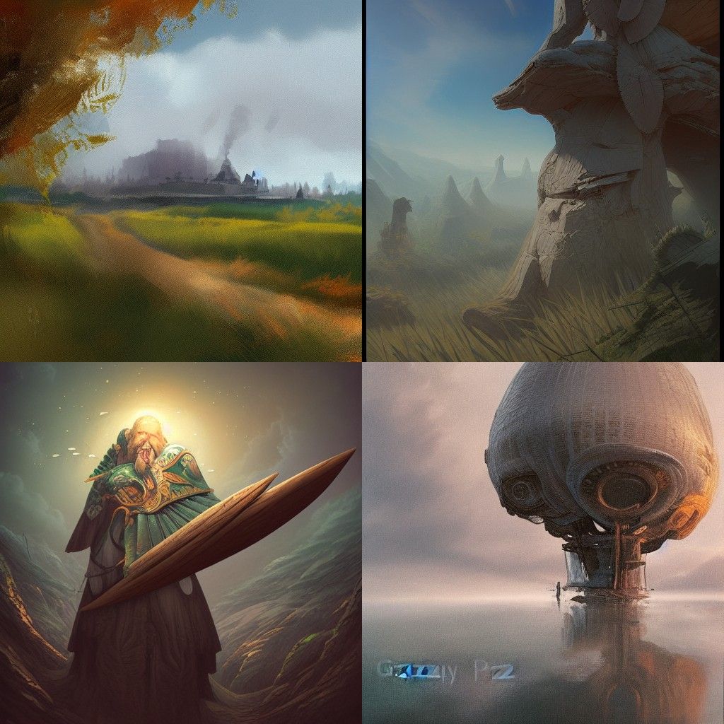 Ethereal Portrait in Expressive Style